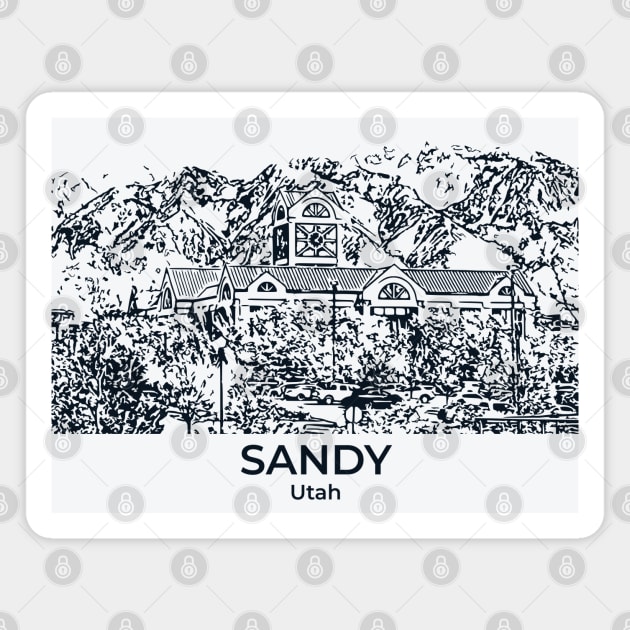 Sandy - Utah Magnet by Lakeric